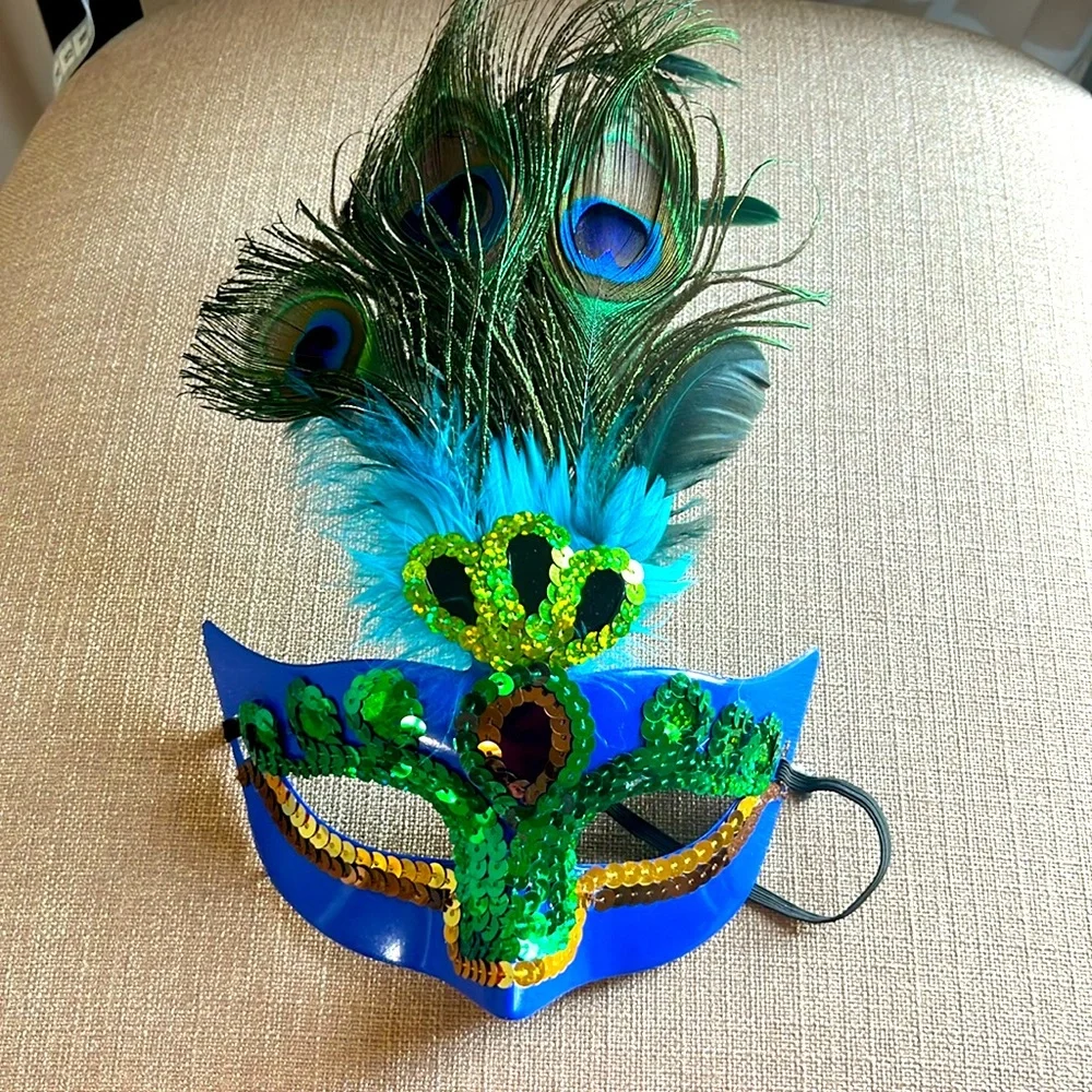 PEACOCK MASQUERADE MASK
